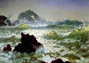 Albert Bierstadt Seal Rock, California oil painting artist